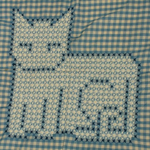2 Vintage Baby or Doll Blankets with Cat Handmade BOTTOM DOLLAR SALE!!!!! - Picture 4 of 9
